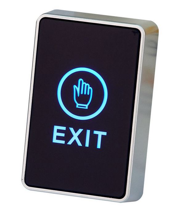 Manyag rints ajtnyit gomb, NO/C/NC kimenet, kk/zld LED, CON-C1